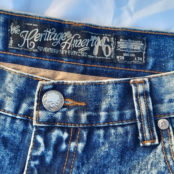 The American heritage denim Distillery Splatter paint style - Picture 3 of 8